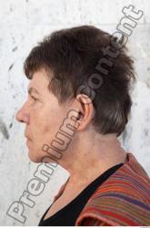 Head Woman Casual Average Wrinkles Street photo references